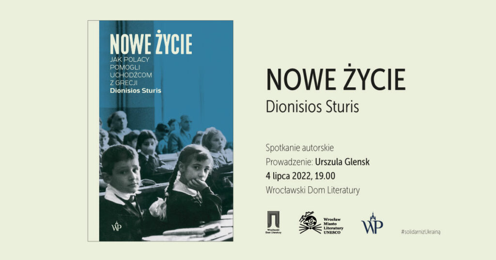 „Nowe życie”. Dionisios Sturis we Wrocławskim Domu Literatury
